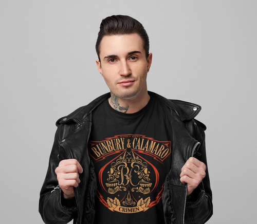 Camiseta Rock Metal Andres Calamaro Enrique Bunbury N2