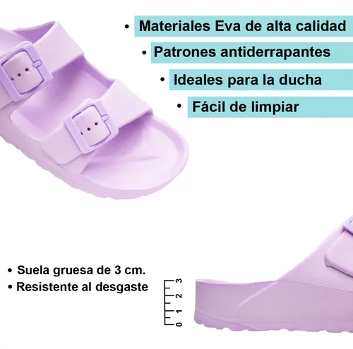 Sandalias antiderrapantes para dama sales