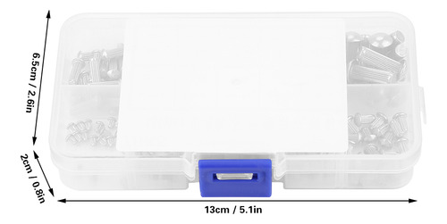 #. Remache Macizo De 160 Piezas De Acero Inoxidable M2-m5