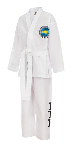 Dobok Taekwondo Itf Talles 5 A 7 Adulto Traje Shiai Uniforme