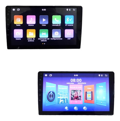 Radio Auto Pantalla 9 Android 2din Bluetooth Gps 32gb 148323