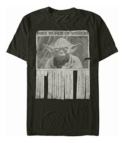 Star Wars Star Wars Words Of Wisdom T-shirt