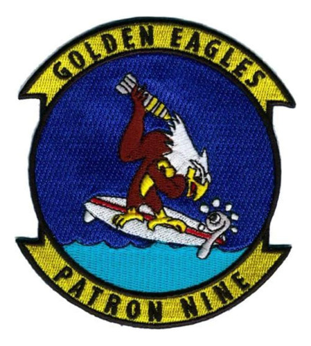 Parche Vp-9 Golden Eagl  Respaldo Plastico