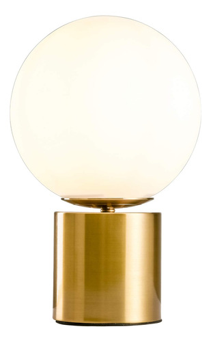 Lámpara De Mesa Sottae Modern Gold Globe Vintage Mid Century