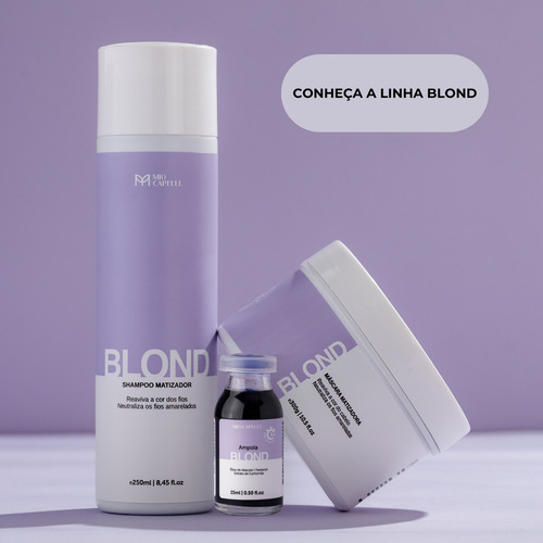 Shampoo Matizador Blond Loiros Alaranjados Mio Capelli