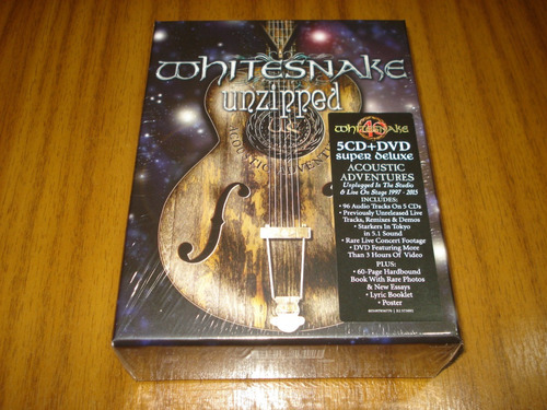 Box Whitesnake / Unzipped Acoustic.(nuevo Sellad) 5 Cd+dvd