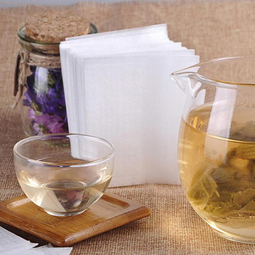 100pcs Bolsas De Té Desechable Mueble Plegado 6.5x7cm