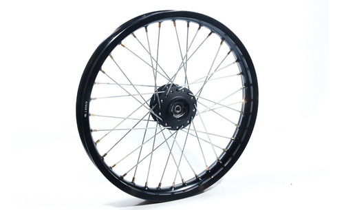 Imagen 1 de 6 de Conjunto Llanta Delantera Armada Negro Zr 200 Ohc Za Cuotas