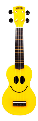 Ukelele Soprano Mahalo Sonrisa Amarillo + Funda + Metodo