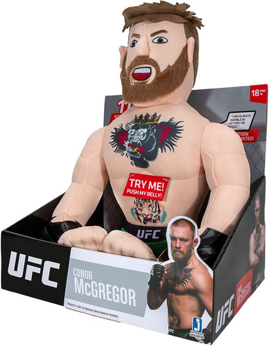 Ufc Champion Conor Mcgregor Peluche Con Efectos De Sonido, C