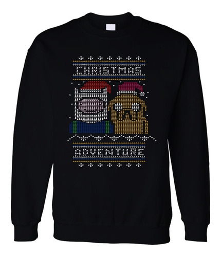 Sudadera Anime Navidad Ugly Christmas Sweater Adventure Time