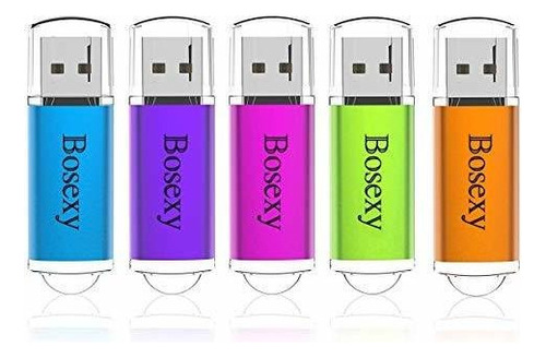 Unidad Flash Usb 32gb Pendrive 5pcs, Memory Stick En Blanco