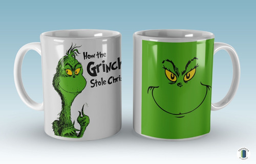 Imagen 1 de 5 de Taza Diseño El Grinch Navidad