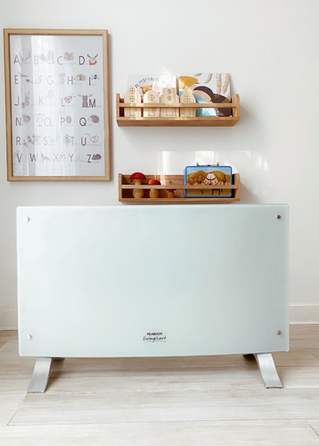 Imagen 7 de 10 de Vitroconvector Calefactor Peabody Pe-vqd20 Curvo 2000w Rojo