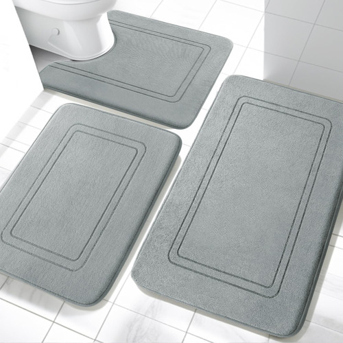 Juego De Alfombrillas De Baño De Espuma De Memoria Yihouse,