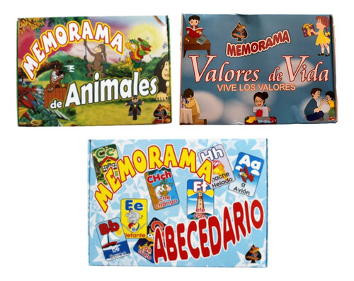 Memoramas Preescolar (paquete De 3)