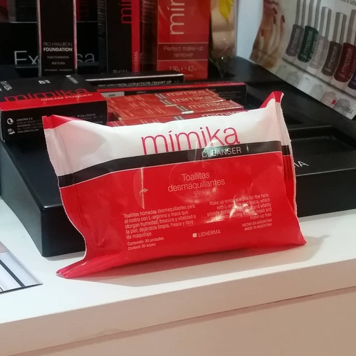 Imagen 5 de 8 de Mimika Cleanser 30 Uni Toallitas Desmaquillantes Lidherma