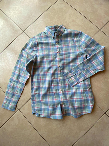 Vineyard Vines Camisa Niño Cuadros Talla L (16)