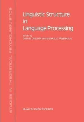 Libro Linguistic Structure In Language Processing - G.n. ...