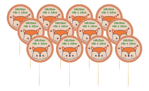 Cotillón Infantil Personalizado X 20 Zorrito