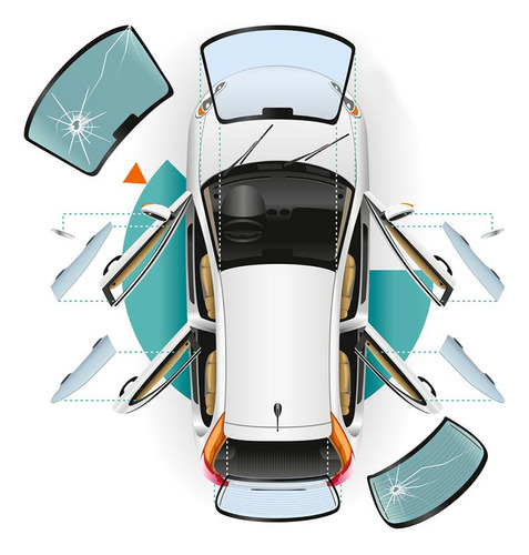 Vidrio De Puerta Trasero Derecho Vw Santana Versailles