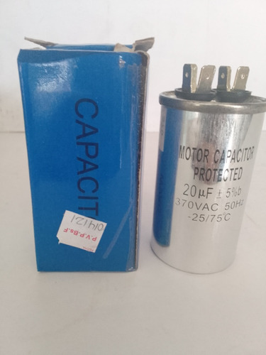 Capacitor De Marcha 20 Mfd 370v