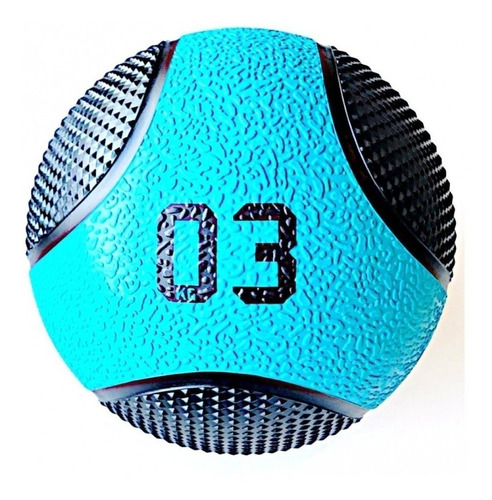 Bola Medicine Ball 3 Kg Peso Cross Funcional - Liveup Sports