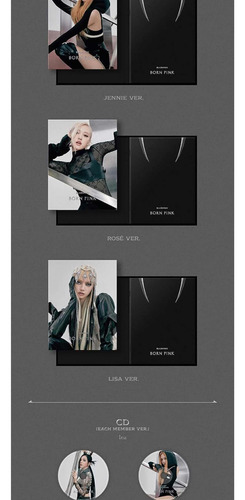 Born Pink 2nd Album Digipack Rosé Ver Blackpink K-pop 2022