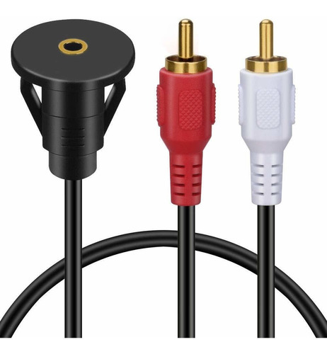 Batige Cable Extension 0.138 In Dama 3 Rca Aux Vehiculo