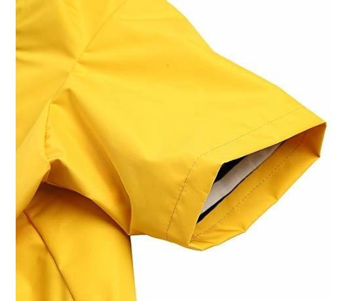 Morezi Impermeable Con Cremallera Y Capucha Para Perros, Res