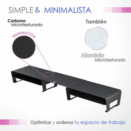 Soporte Monitores Sistema Bam M4a-980-sl Acero - Premium!!!