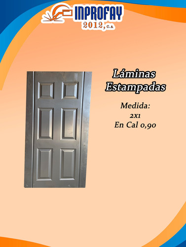 Láminas Estampadas Para Puertas 