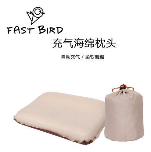 Almohada Inflable, Esponja, Diseño Ergonómico, Cómodo