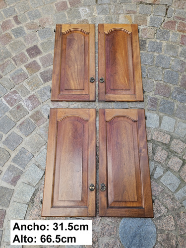 19 Puertas De Algarrobo - Alacena - Bajo Mesada Marrón (Usado)