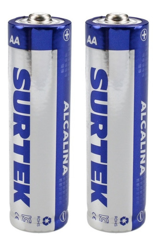 2 Pilas Alcalinas Aa Ni-mh Baterías 1.5v 1600mah Surtek