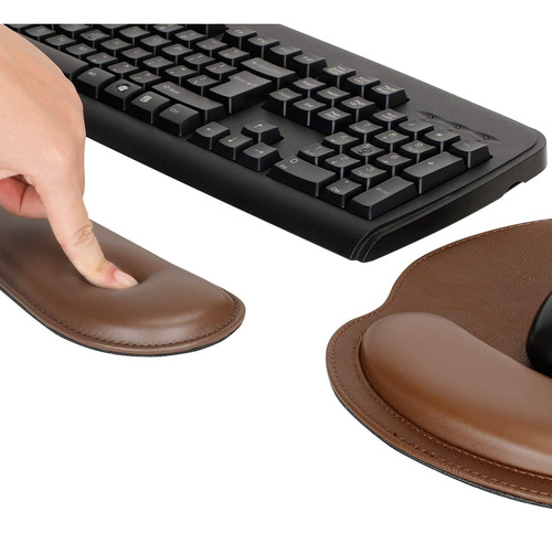 Reposamuñecas Para Teclado Y Mouse Con Soporte De Muñeca, Es