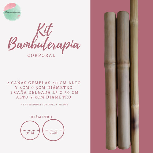 Imagen 2 de 4 de Kit Bambuterapia Básico