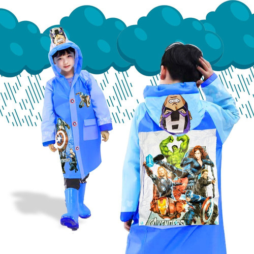 Carpas Impermeables Personajes Niños Vestuario Infantil Moda