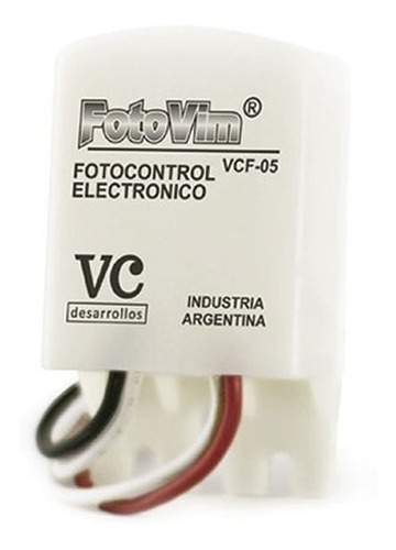 Fotocontrol Fotocélula 4 Cables 1500w Vc Electromingo