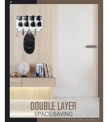 Emibele Sunglass Organizer Wall Keyholder, Gafas Organizador
