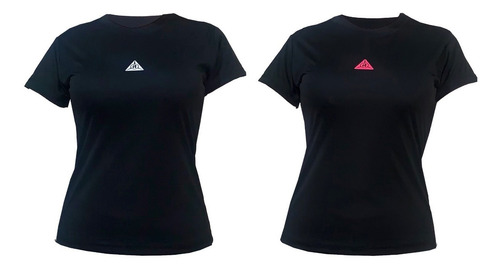 Pack X2 Camisetas Deportivas Mujer Ripple Original