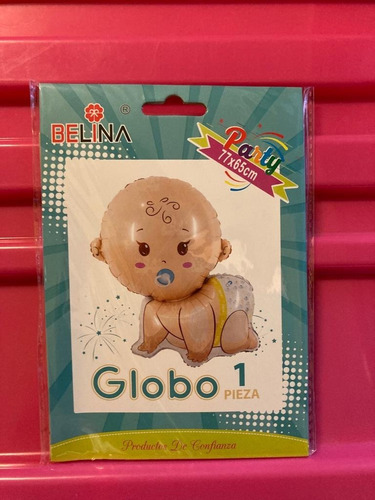 Globo Metalico Bebe Niño 77x65cm 1pcs