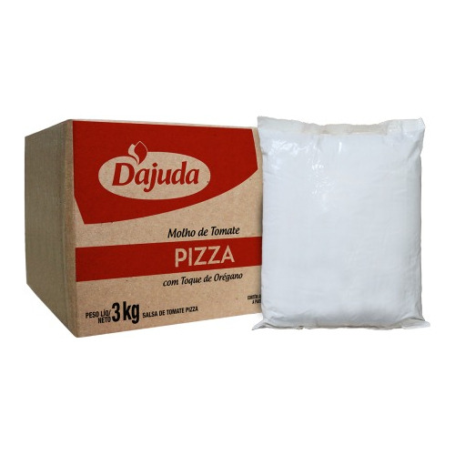 Salsa De Tomate Pizza Premium Box D'ajuda 3kg Brasil- Lireke