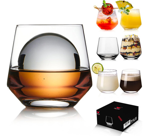 Vasos De Whisky Jbho Premium Para Hombre, Juego De 6 A 12 On