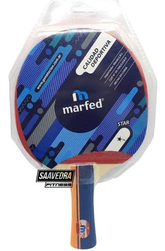 Paleta Ping Pong 1 Estrella Marfed Tenis De Mesa Profesional