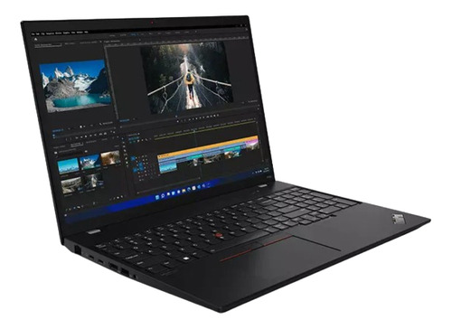 Ultrabook  Lenovo ThinkPad P16s Gen 1 negra 16", Intel Core i7 12800HX  32GB de RAM 1TB SSD, RTX A2000 60 Hz 2560x1600px Windows 11 Pro