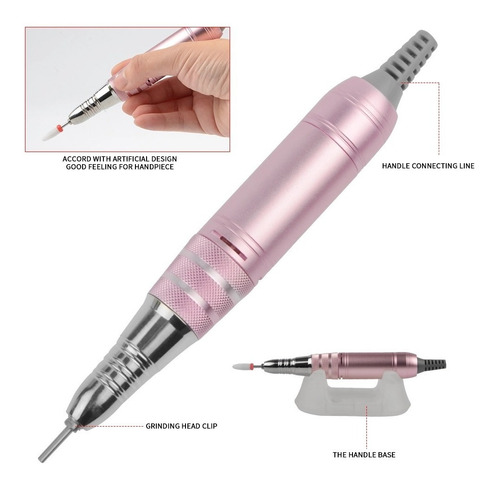 Imagen 6 de 10 de Torno Pulidor De Uñas Profesional Manicura Pedicura 35k Rpm