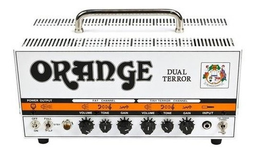 Cabeçote Guitarra Orange Dt30 H Dual Terror 30w Valvulado Cor Branco 127/220V