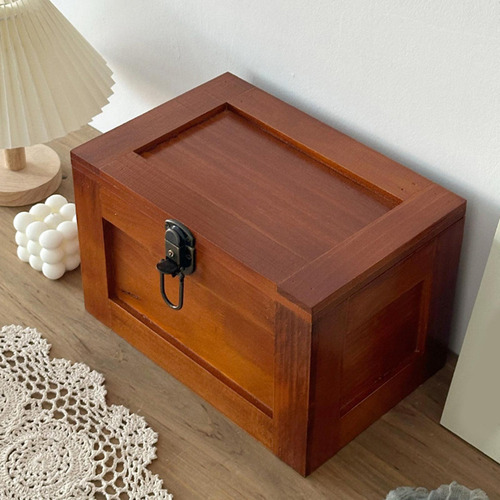 Caja De Madera Para Guardar Joyas, Cosméticos Y Artículos