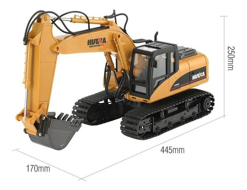 Juguetes Excavadora Control Remoto Escala (1:14) Grande